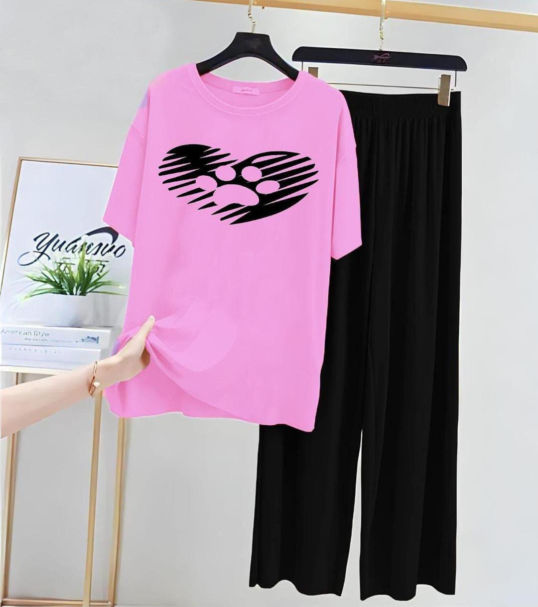 Pink-Black Heart